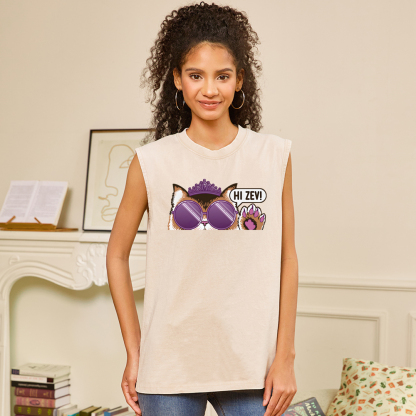 Pagewings Sci-Fi Book Lover Unisex Washed Tank Top