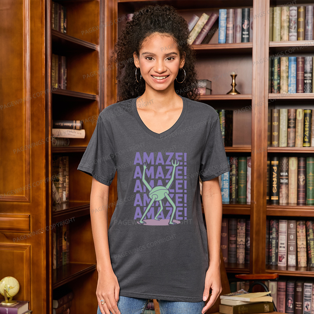 Pagewings Rocky Amaze V-neck T-shirt