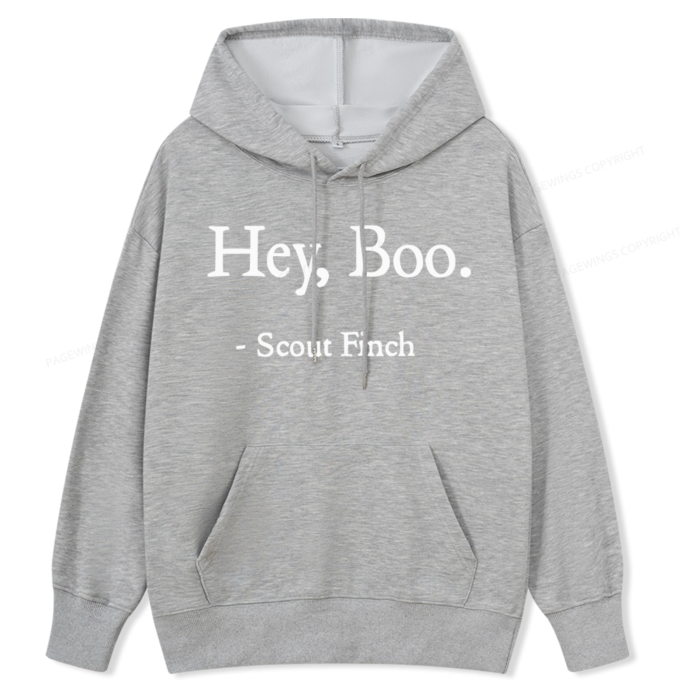 Pagewings HEY BOO Unise Classic Hoodie