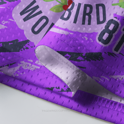 Pagewings Stupid Canadian Wolf Bird Unisex Mesh Jersey