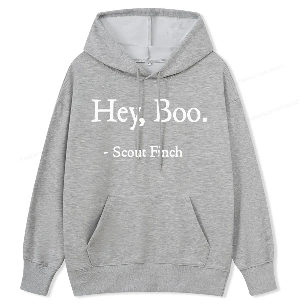 Pagewings HEY BOO Unise Classic Hoodie