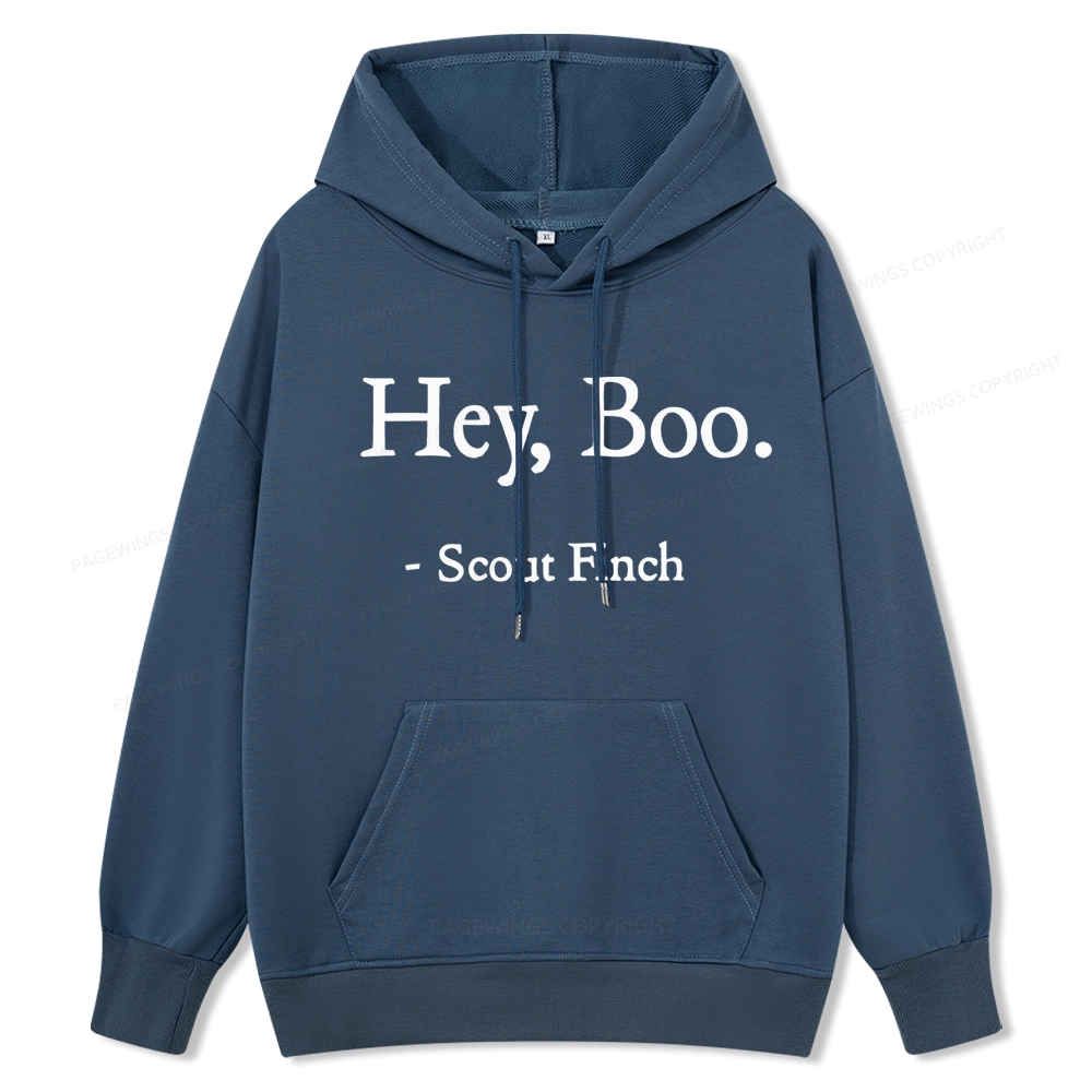 Pagewings HEY BOO Unise Classic Hoodie