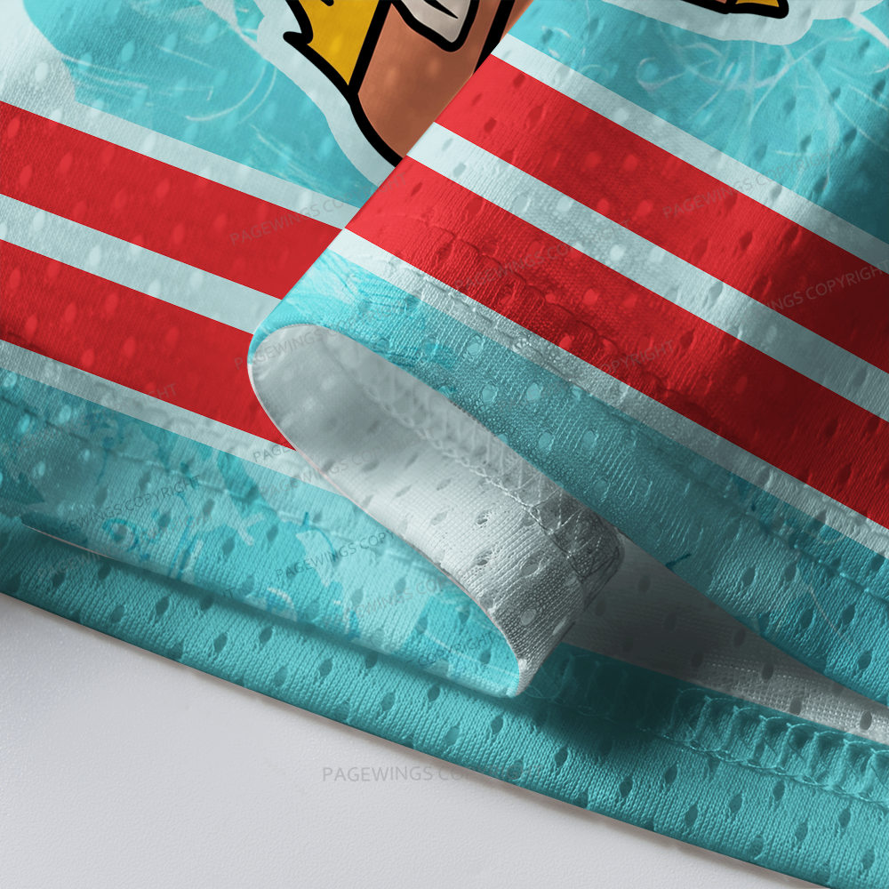 Pagewings Read Banned Books Unisex Mesh Jersey