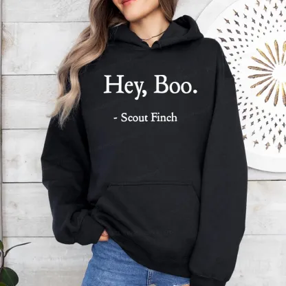 Pagewings HEY BOO Unise Classic Hoodie