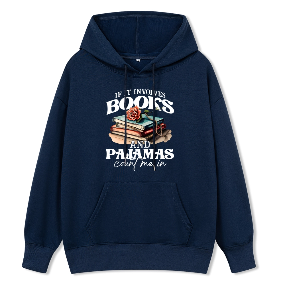 Pagewings Books And Pajamas Unisex Classic Hoodie