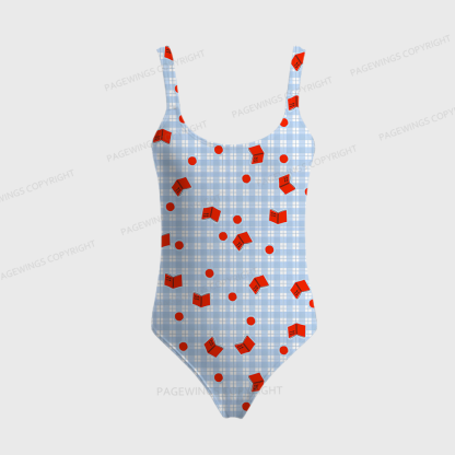 Pagewings Books Lover One-Piece Swimsuit 