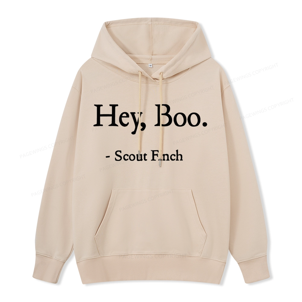 Pagewings HEY BOO Unise Classic Hoodie