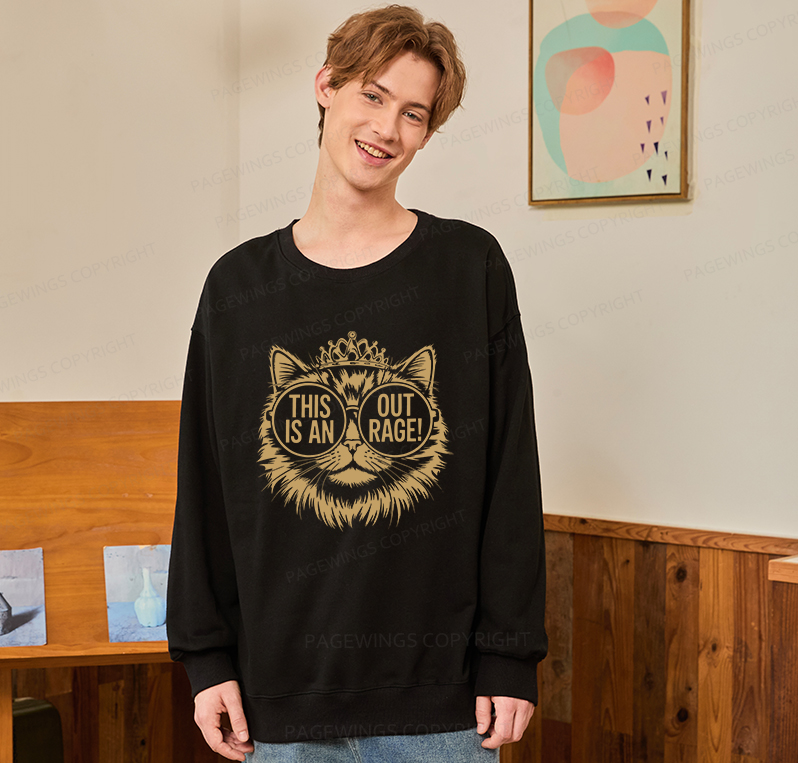 Pagewings This Is An Outrage Unisex Classic Sweatshirt