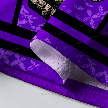 Pagewings Cute Cat Reading A Book Unisex Mesh Jersey