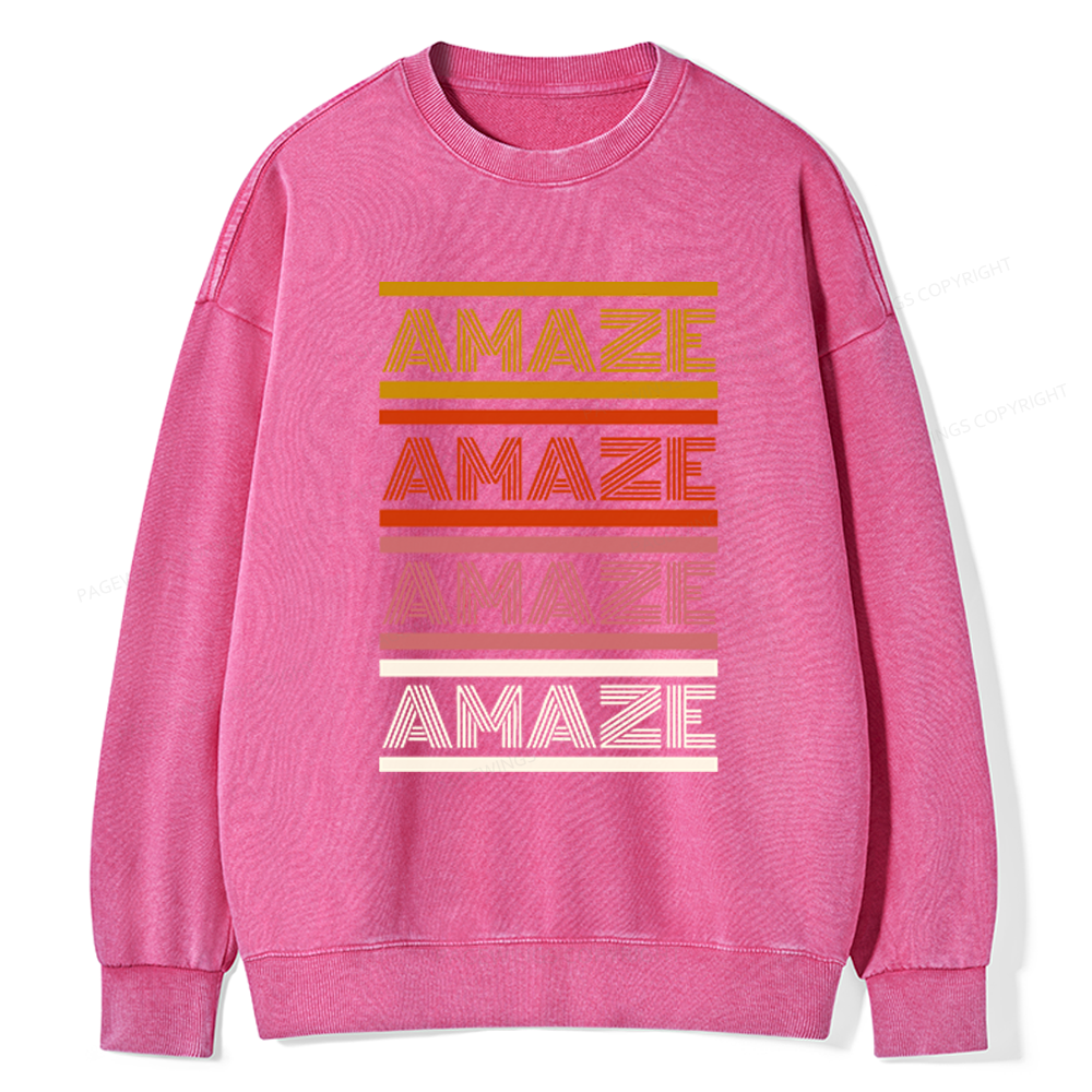 Pagewings Science Fiction Lover Unisex Washed Sweatshirt