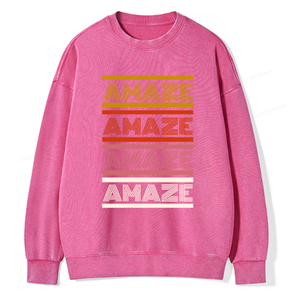 Pagewings Science Fiction Lover Unisex Washed Sweatshirt