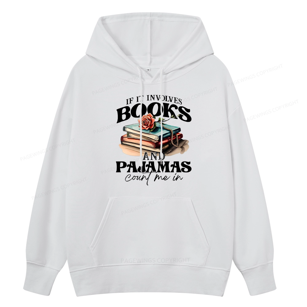 Pagewings Books And Pajamas Unisex Classic Hoodie