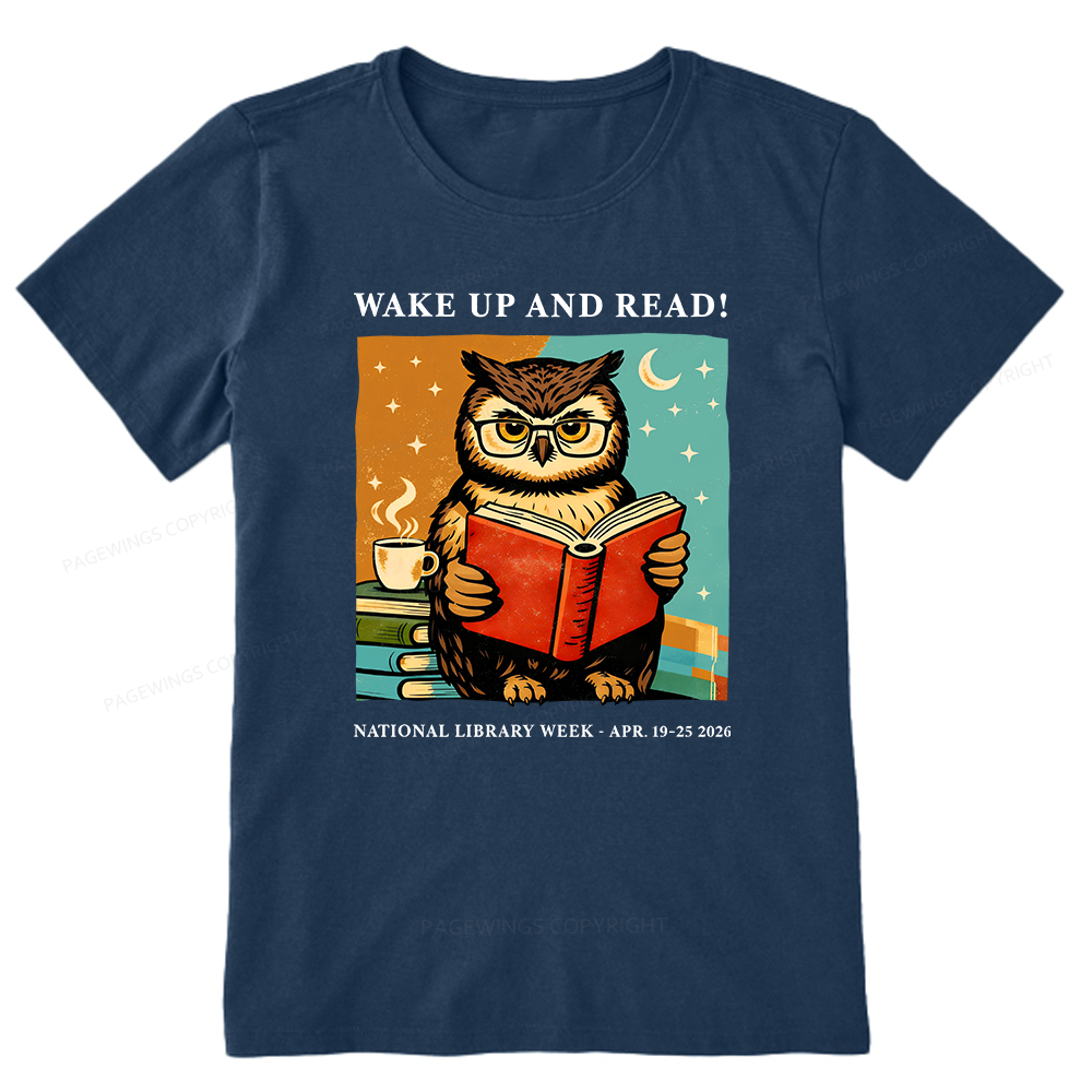 Pagewings Wake Up And Read Unisex Classic T-shirt