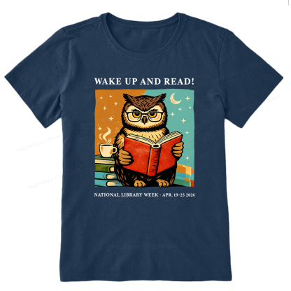 Pagewings Wake Up And Read Unisex Classic T-shirt