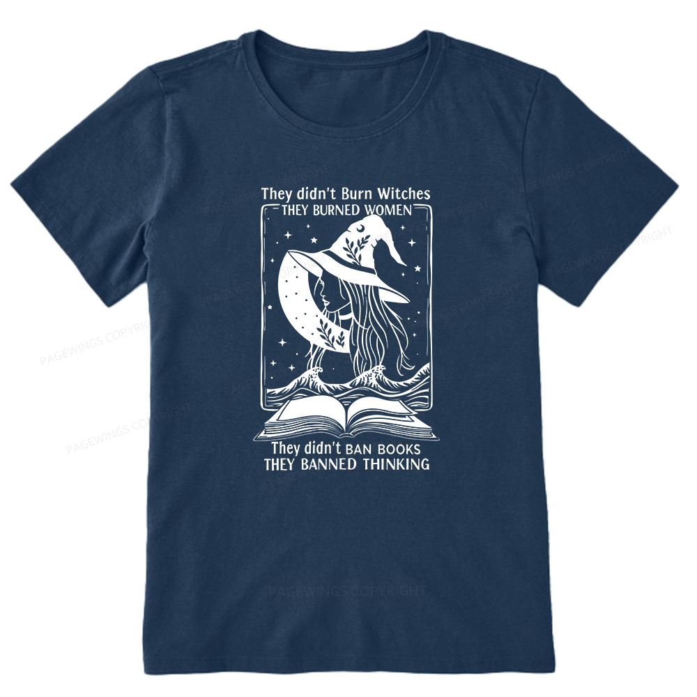 Pagewings They Banned Thinking Unisex Classic T-shirt