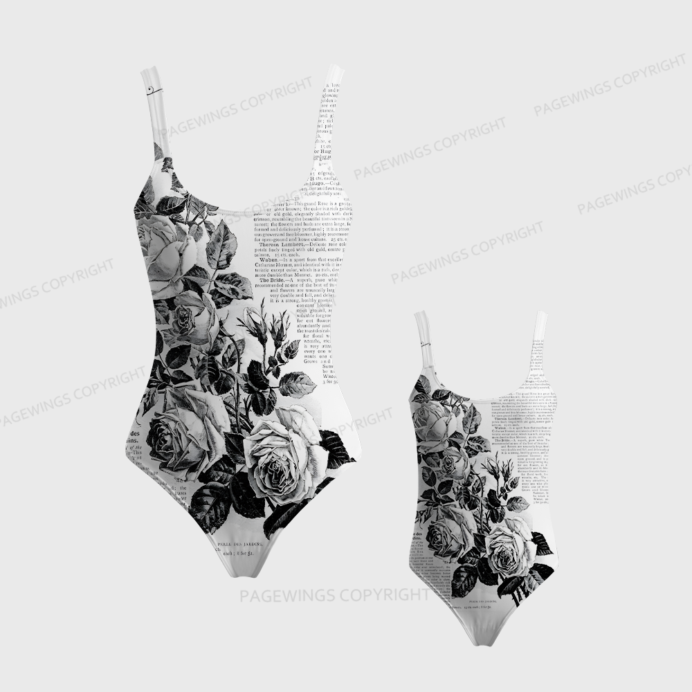 Pagewings Literary Vibes One-Piece Swimsuit 