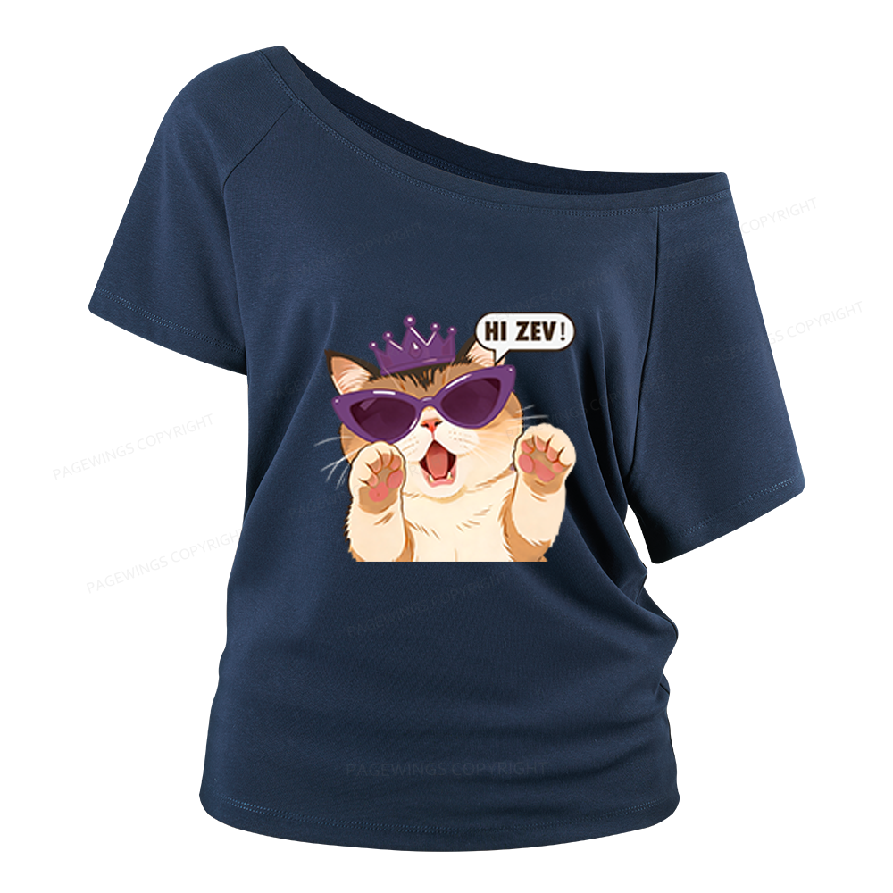 Pagewings Sci-Fi Book Lover Women Off Shoulder T-shirts