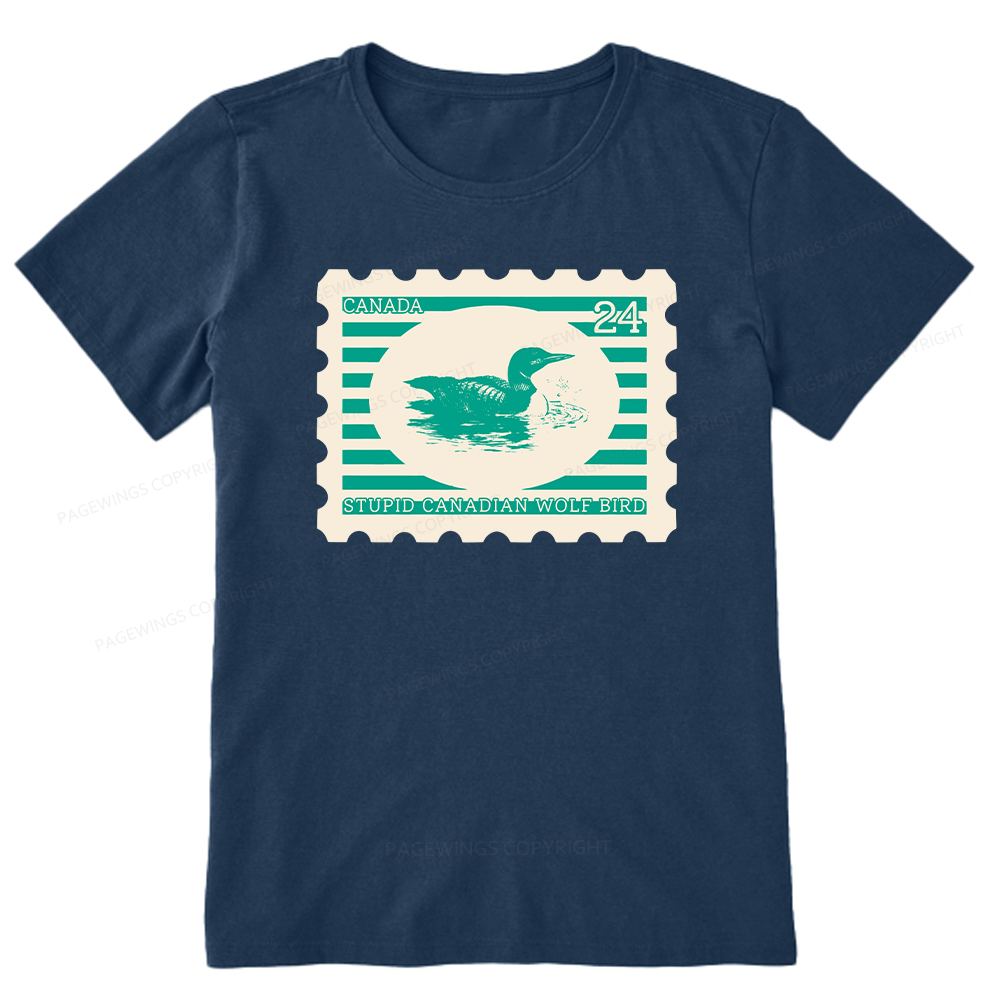 Pagewings Stupid Canadian Wolf Bird Unisex Classic T-shirt