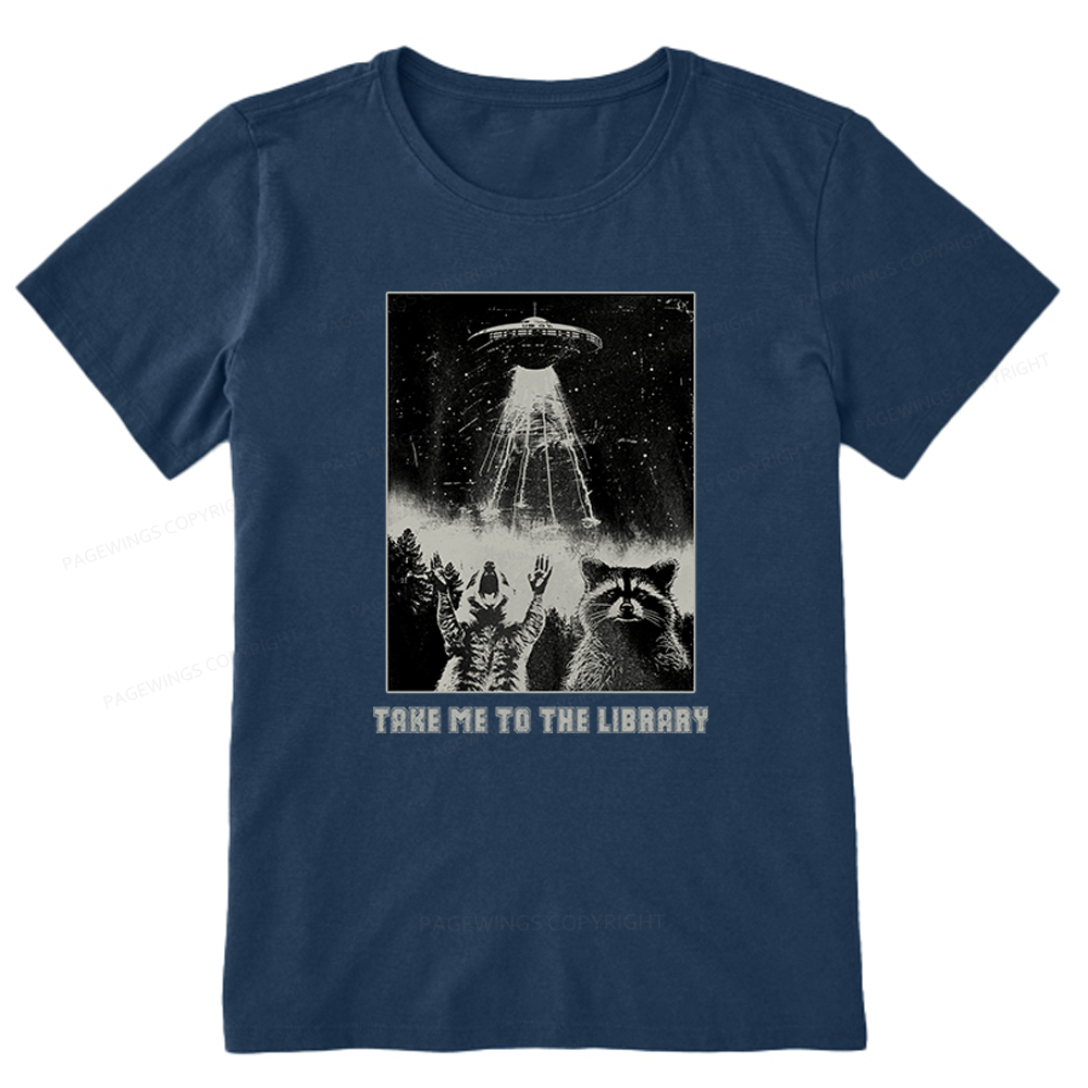 Pagewings Take Me To The Library Unisex Classic T-shirt