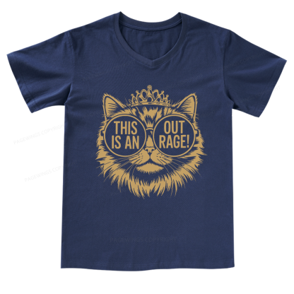 Pagewings This Is An Outrage V-neck T-shirt