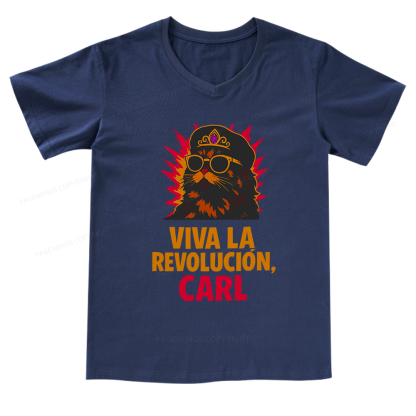 Pagewings Viva La Revolucion V-neck T-shirt