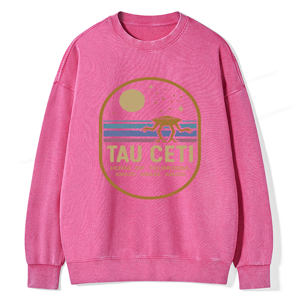 Pagewings Sci‑Fi Fan Unisex Washed Sweatshirt