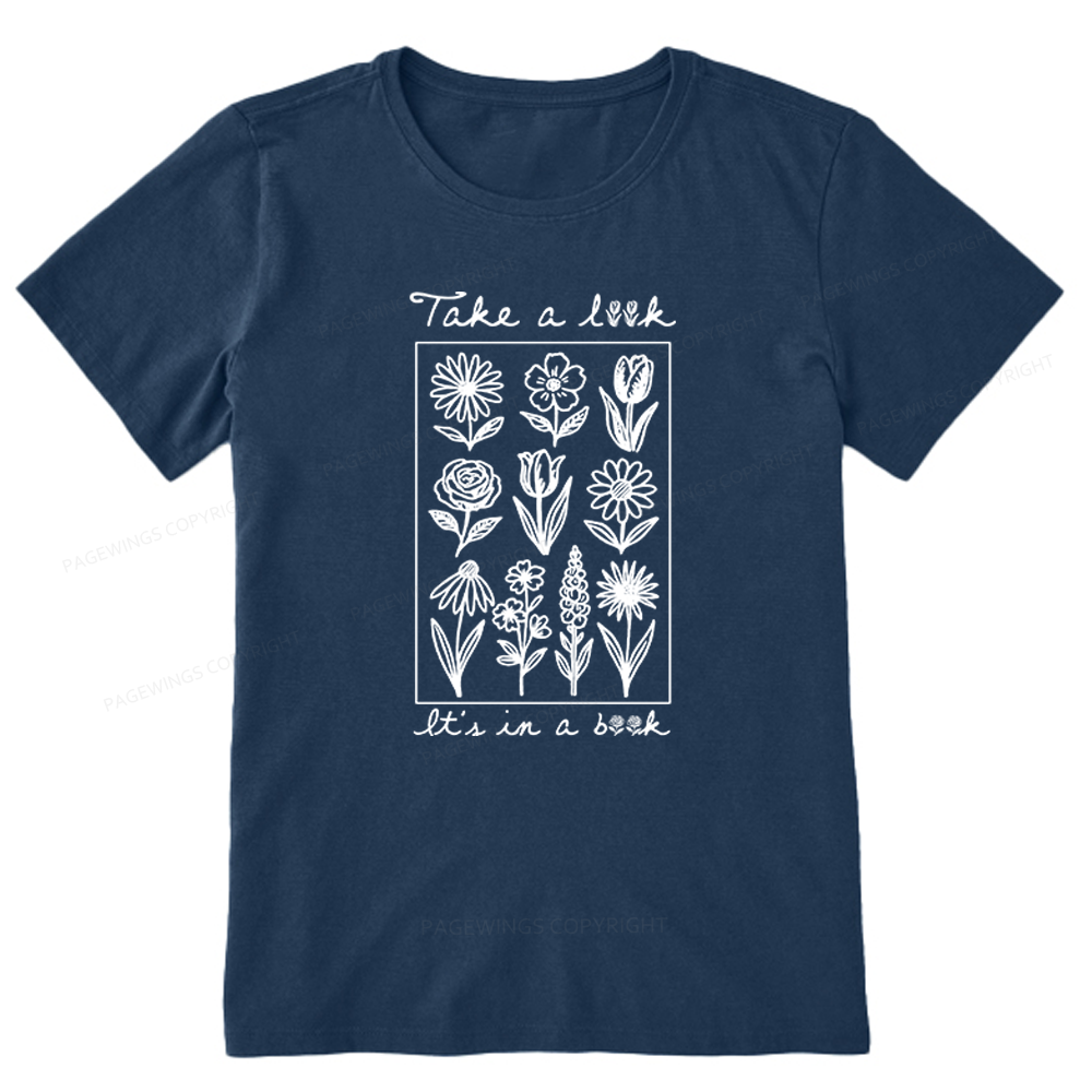 Pagewings Take A Look It’s In A Book Unisex Classic T-shirt