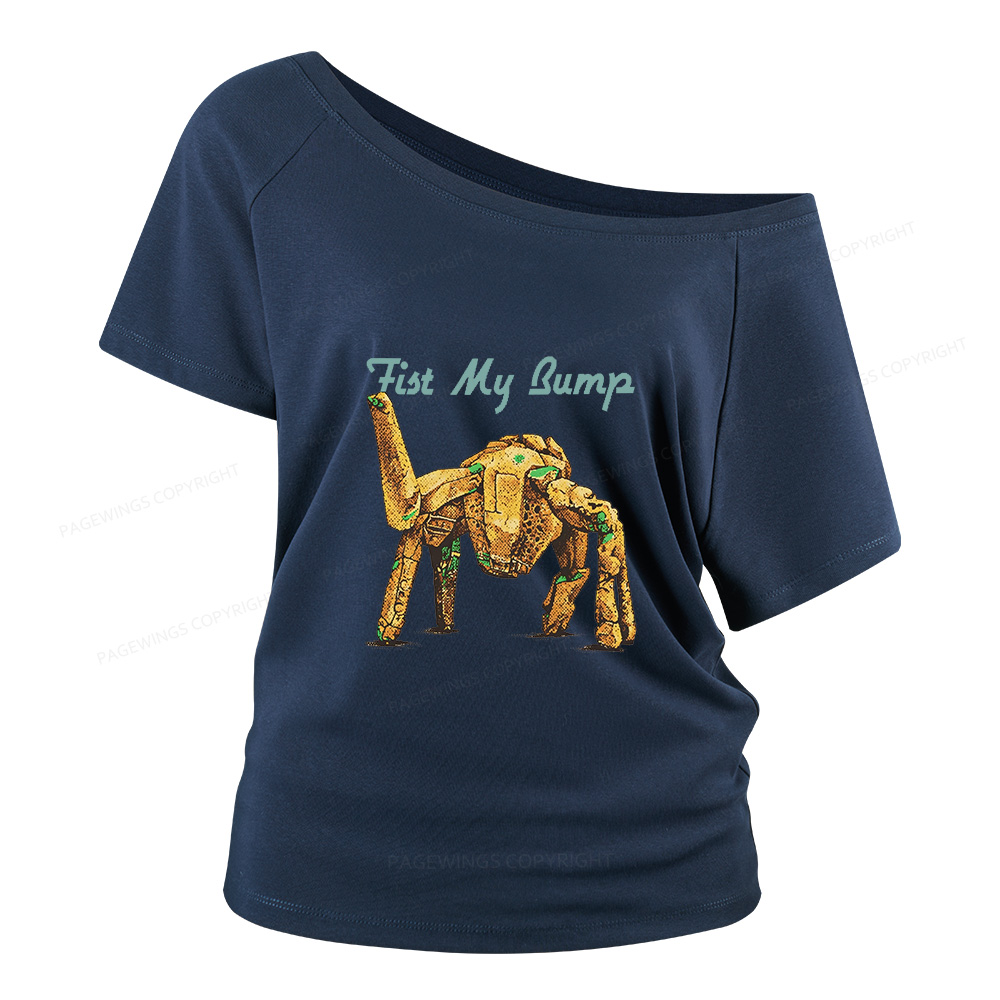 Pagewings Read Sci-Fi Women Off Shoulder T-shirts