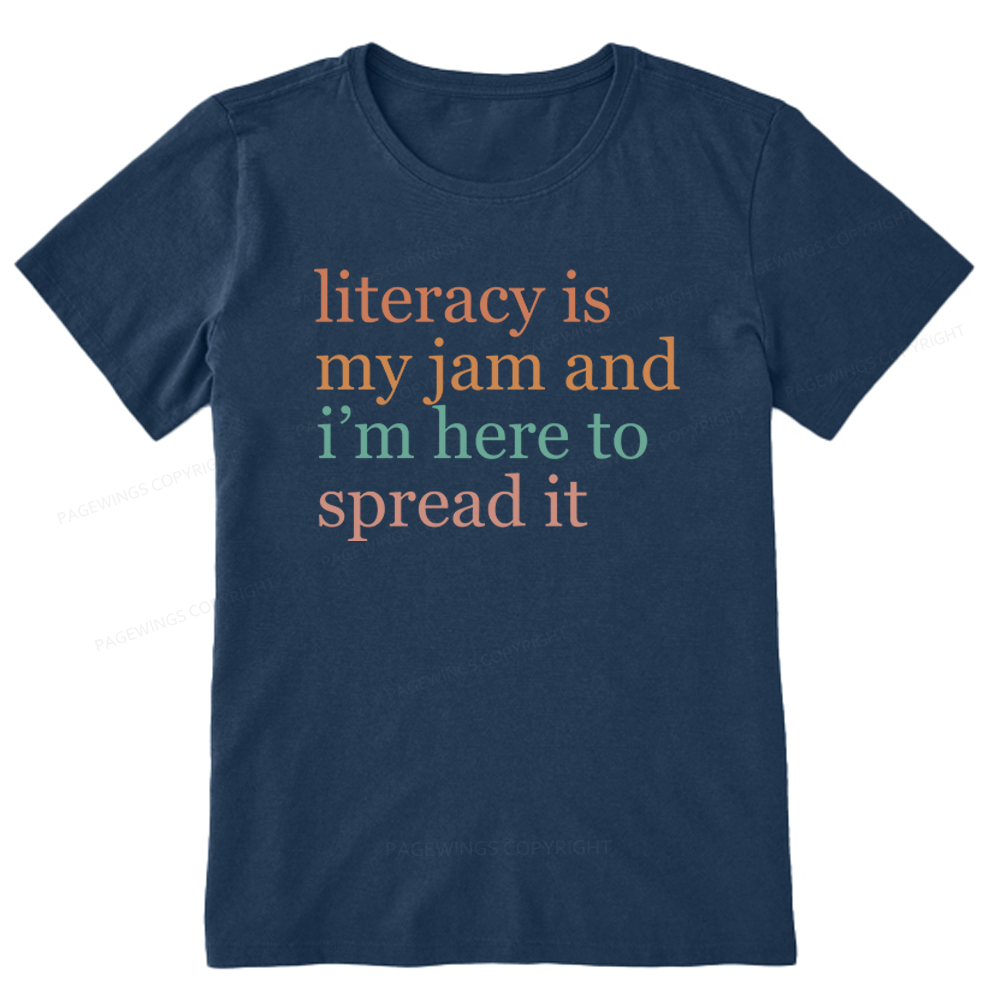 Pagewings Literacy Is My Jam Unisex Classic T-shirt