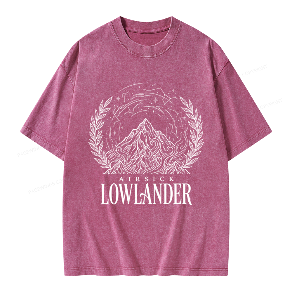 Pagewings Fantasy Books Lover Unisex Washed T-shirt