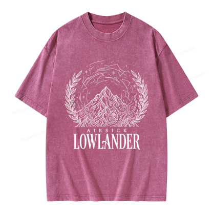 Pagewings Fantasy Books Lover Unisex Washed T-shirt