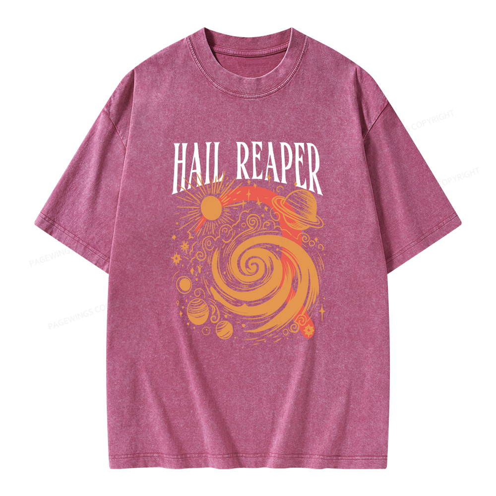 Pagewings Sci‑Fi Nerd Unisex Washed T-shirt