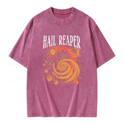 Pagewings Sci‑Fi Nerd Unisex Washed T-shirt