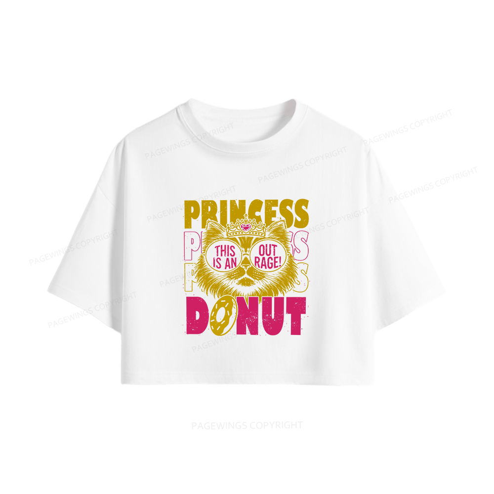Pagewings This Is An Outrage Women Crop Tops