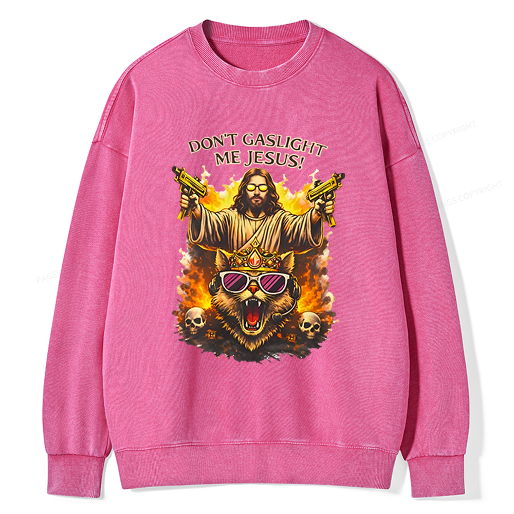 Pagewings Sci‑Fi Nerd Unisex Washed Sweatshirt