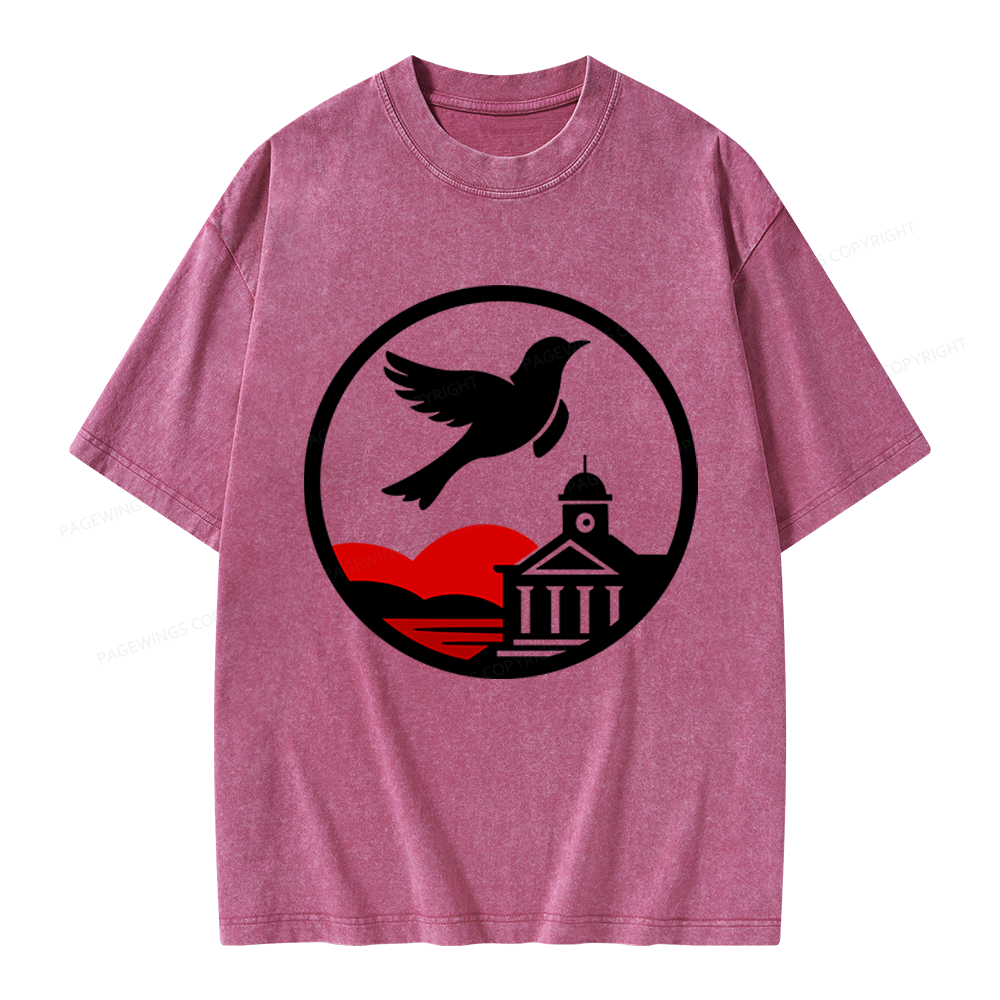 Pagewings Literature Lovers Unisex Washed T-shirt