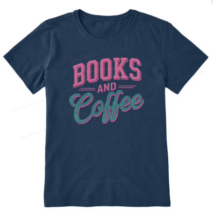 Pagewings Books And Coffee Unisex Classic T-shirt