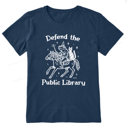 Pagewings Defend the Public Library Unisex Classic T-shirt
