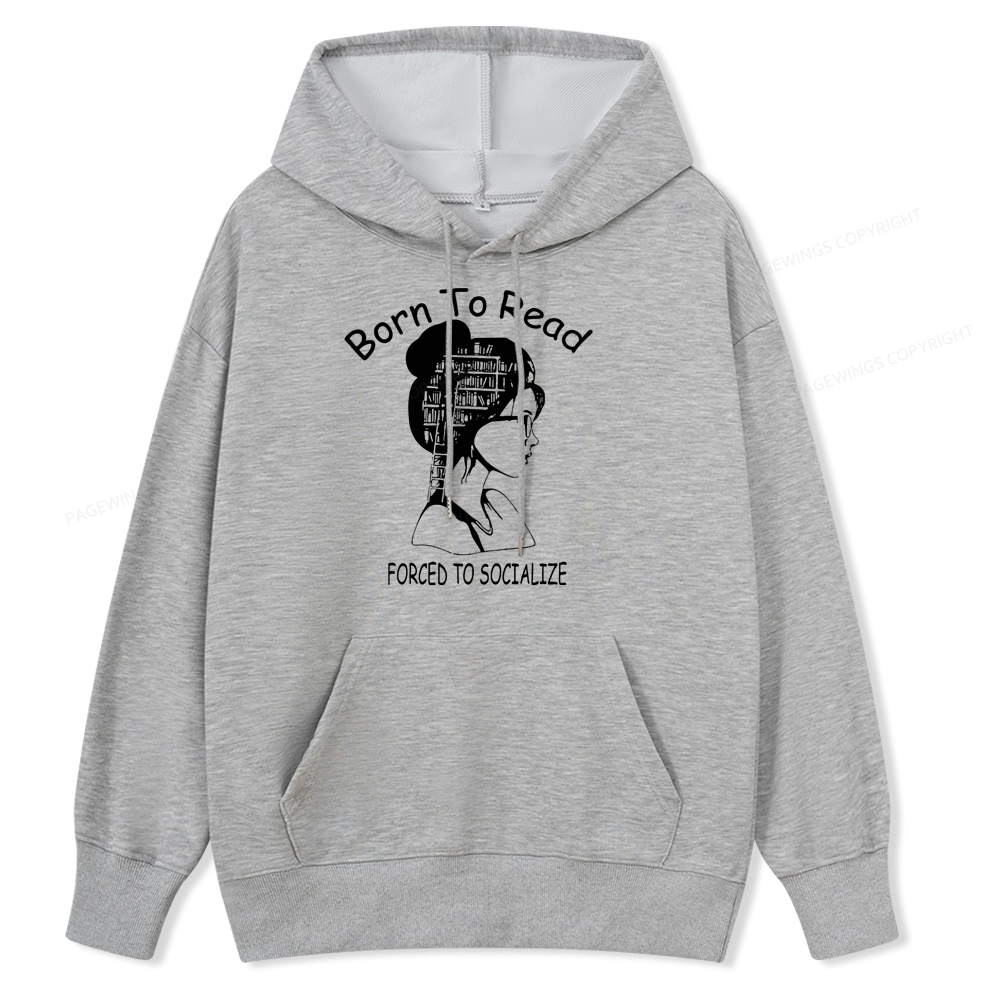 Pagewings Born To Read Unisex Classic Hoodie