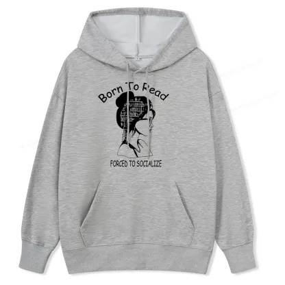 Pagewings Born To Read Unisex Classic Hoodie