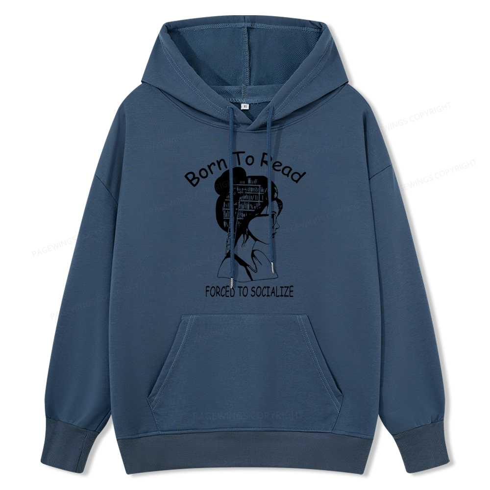 Pagewings Born To Read Unisex Classic Hoodie