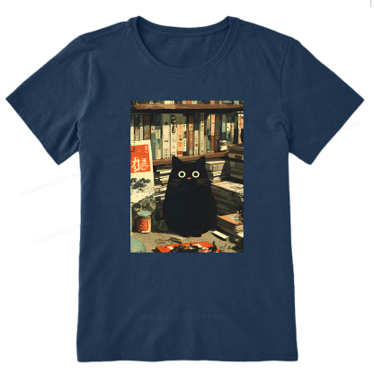 Pagewings Cat Book Lovers Librarian Unisex Classic T-shirt