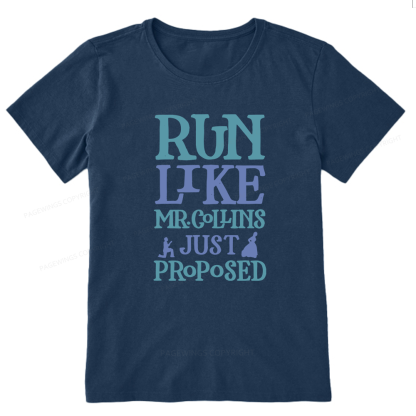 Pagewings Run Like Mr. Collins Unisex Classic T-shirt