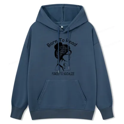 Pagewings Born To Read Unisex Classic Hoodie