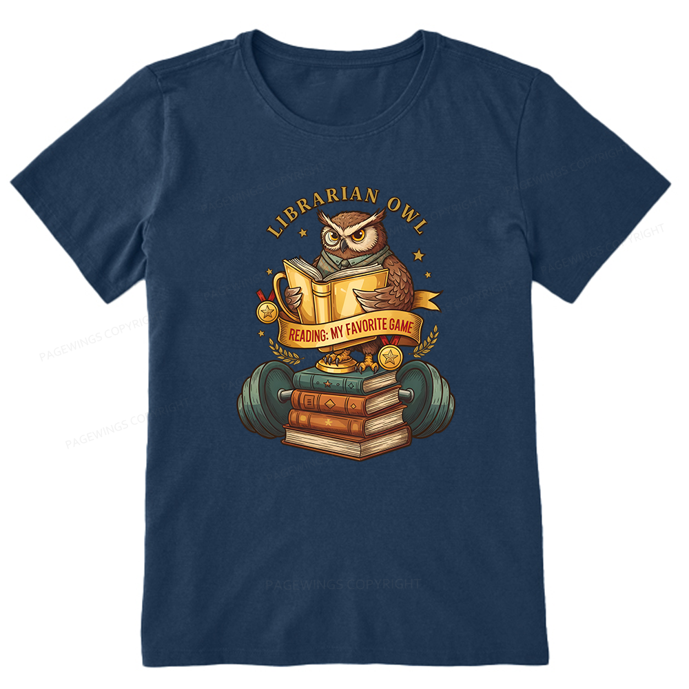 Pagewings Librarian Owl Unisex Classic T-shirt