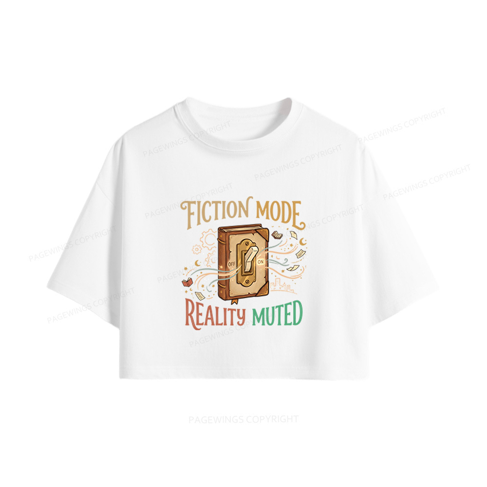 Pagewings Fiction Mode On Women Crop Tops