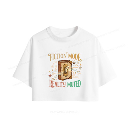 Pagewings Fiction Mode On Women Crop Tops