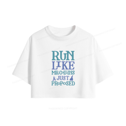 Pagewings Love Book Fan Women Crop Tops