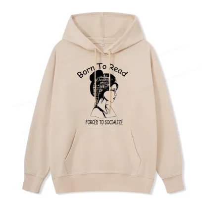Pagewings Born To Read Unisex Classic Hoodie