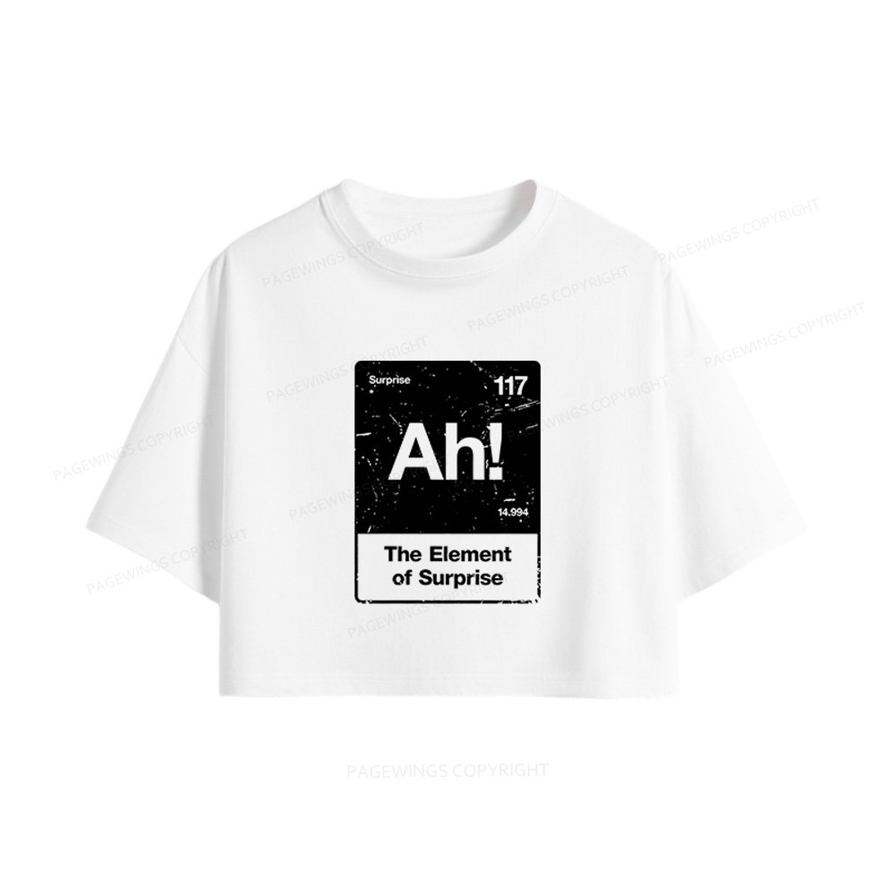 Pagewings The Element Of Surprise Women Crop Tops